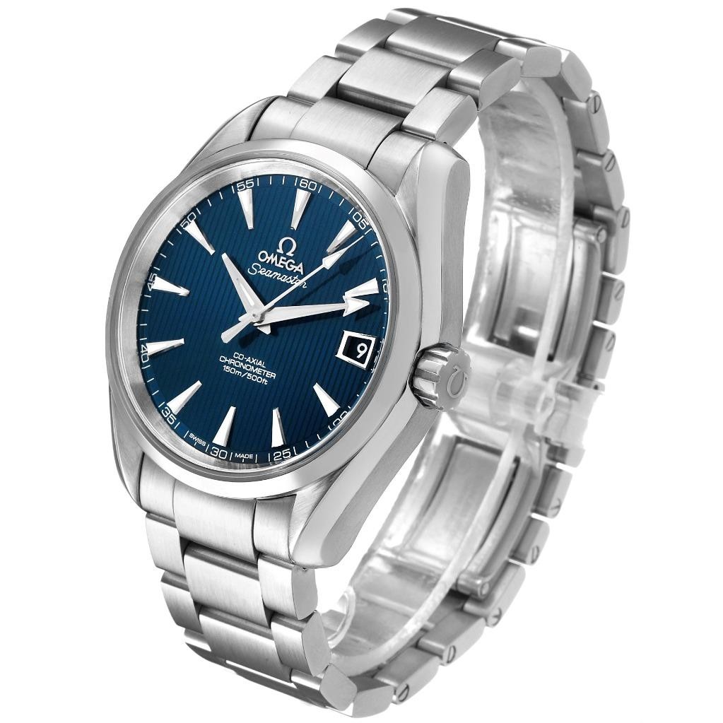 Omega Seamaster Aqua Terra 150M Blue Dial Steel Mens Watch 231.10.39.21.03.001 image 3