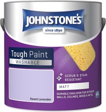 Johnstone's - Washable Paint Matt Finish Emulsion Paint Highly Durable 2.5L