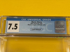 Mario Story (Japan) N64 Paper Mario (CGC Grade 7.5) Nintendo 64 not WATA PSA VGA
