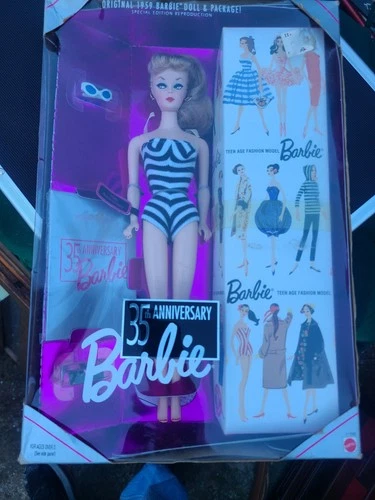 Original 1959 Barbie Doll 35th Anniversary Special Edition 1993 Mattel 11590
