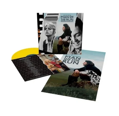 Paul McCartney - Man On The Run - NY Taxi Yellow Vinyl LP with Poster ✨ Ship Now