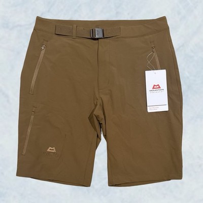 Neue braune Mountain Equipment Steinbock Wandern Cargo Shorts für Herren - Größe 32 (M) W81