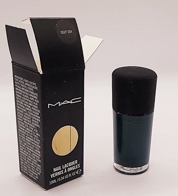 MAC Cream Nail Polish - Deep Sea - NEW