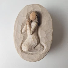 2003 Susan Lordi Demdaco Willow Tree Angel Of Prayer Trinket Box 