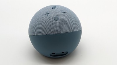 RESET Echo Dot (4th Gen) Smart Speaker W/ Alexa [ B7W64E ] Blue NO AC FREESH