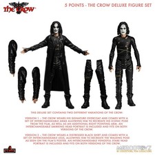 MEZCOTOYZ 5 Points - THE CROW Deluxe Figure Set Eric Draven 2 Figures 3-3/4