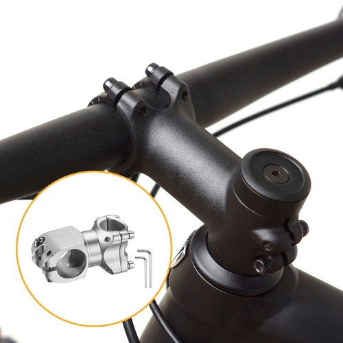 25.4mm Bike Stem 7 Degree 50mm Bicycle Handlebar Stem for MTB, Sand Silver - Picture 6 of 7