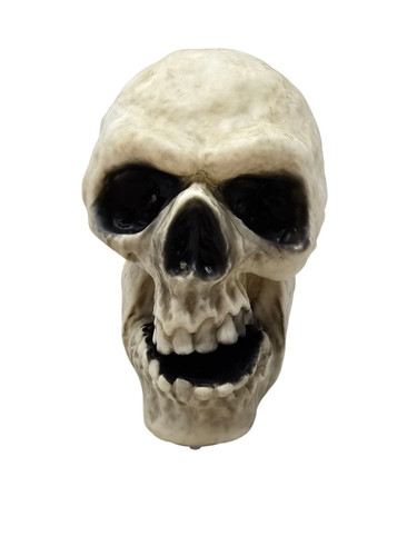 Animated Talking Skull Halloween Decoration