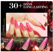 Vishine UV-Gel Set – Basislack & Decklack, 15 Ml, Semi-permanent Für Nageldesign