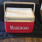 Coleman vintage Red/White 12 qt Ice Chest Cooler w/ Handle, Plastic, Model 5210 — photo 2