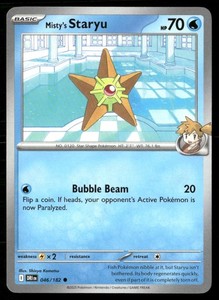 2025 SCARLET & VIOLET SERIES - DESTINED RIVALS MISTY'S STARYU COMMON #46