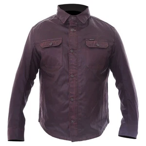 BKS Wax Shirt Motorcycle Mens Armoured Brown