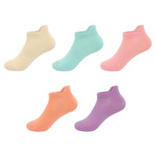 SERISIMPLE Ultra-Soft Viscose Bamboo Kids No-Show Socks Medium, Assorted