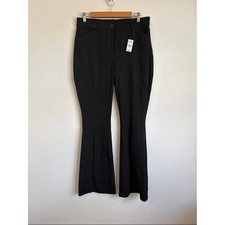 Express Flare High Rise Denim Pants size 10 Long Black