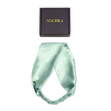 100 Pure Mulberry Silk Elastic Flat Headband - Handmade in USA - Hair Wrap