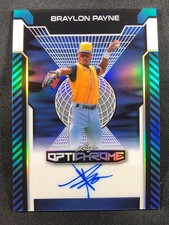 2025 Leaf Optichrome BAYLON PAYNE Auto Blue Prismatic! SP #'d /3!
