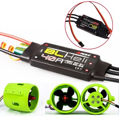 40/60A ESC 12V-24V Unterwasser Thruster Motor Propeller Für ROV RC Bait Tug Boat