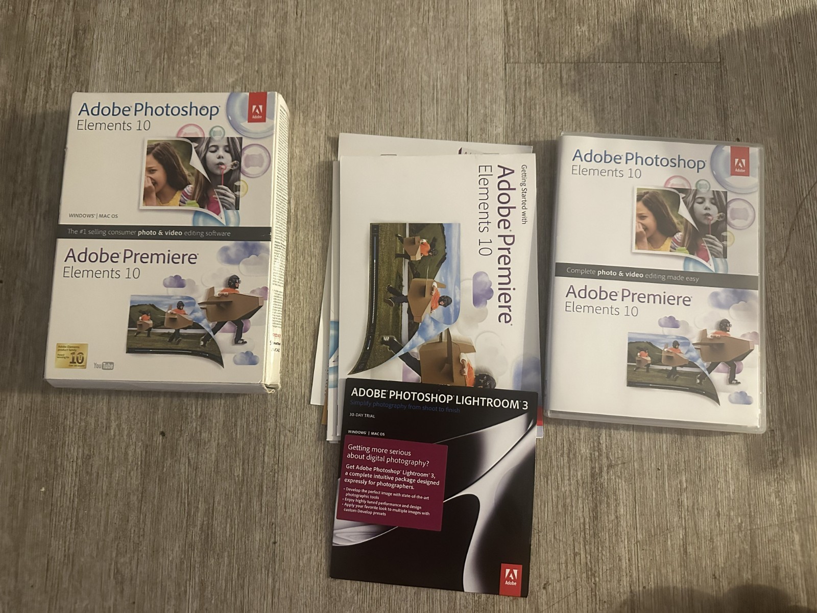 Adobe Photoshop Elements 10 & Adobe Premiere Elements 10 Preowned