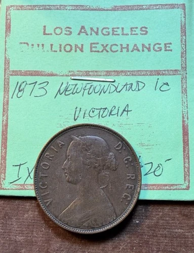 1873 Canada Large Cent — photo from another recent sale