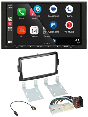 JBL MP3 DAB Bluetooth USB 2DIN Autoradio für Dacia Sandero Renault Traffic Opel - Bild 1 von 4