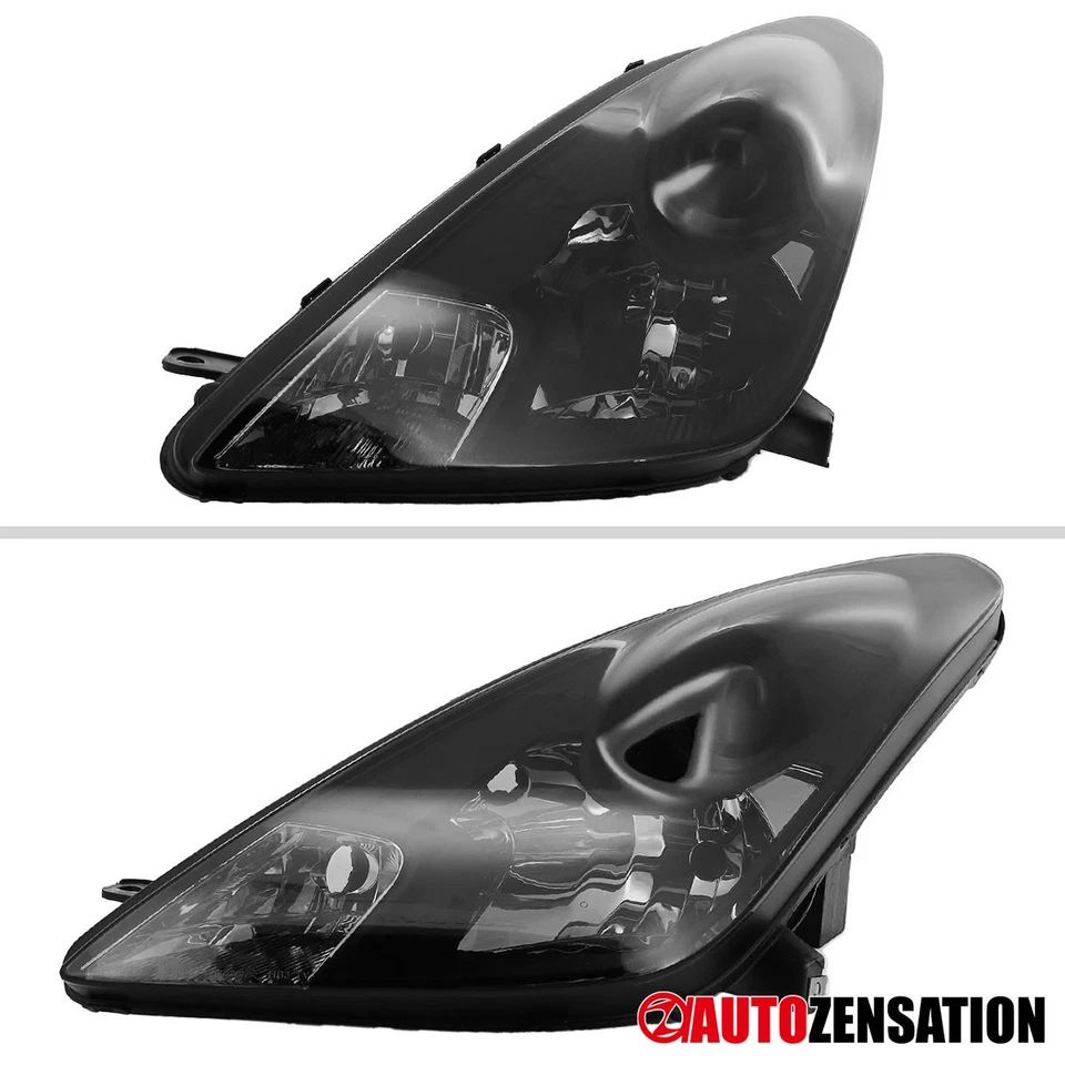 Fit 2000-2005 Toyota Celica Black Smoke Projector Headlights Lamps Left+Right Foto 4 de 4