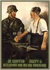 WW2 German Third Reich Belgian Waffen Elite Recruitment Military War poster