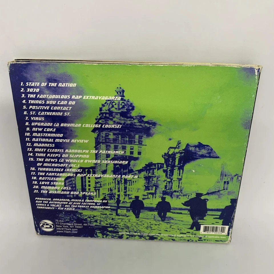 Álbum CD Deltron (The Funky Homosapien) 3030 *Digipak* CONDICIÓN ACEPTABLE publicación gratuita Foto 2 de 4