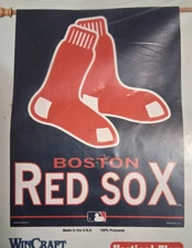 Boston Red Sox MLB Baseball 27" X 37" Verticle Banner Flag NIP NEW Wincraft
