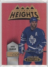 2021 Upper Deck Stature Legendary Heights Red 17/75 Doug Gilmour #LH-22 HOF 00oj
