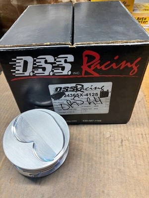 347 Small Block Ford inline 2618 Forged +6cc Dome Top DSS FX-2 Pistons. 4.125
