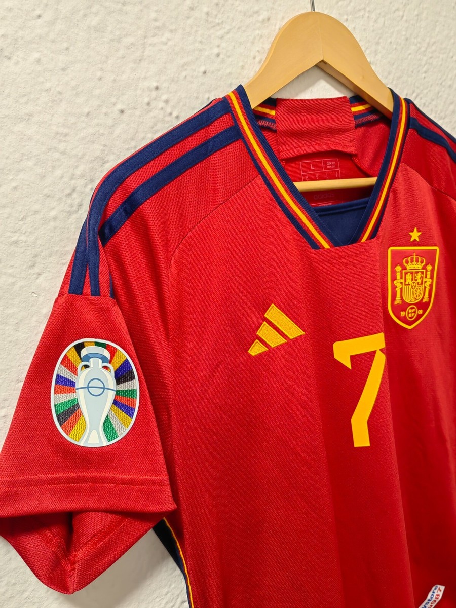 Alvaro Morata #7 Jersey Spain Football Shirt Adidas L Trikot