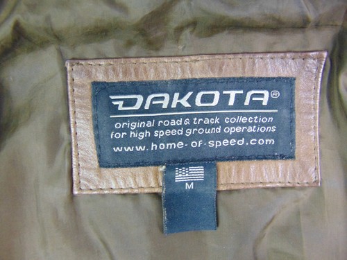 Chaqueta de Cuero Marrón Dakota Tag Heuer Piedra Cuero Genuino | Para Mujer Talla M - Imagen 15 de 15