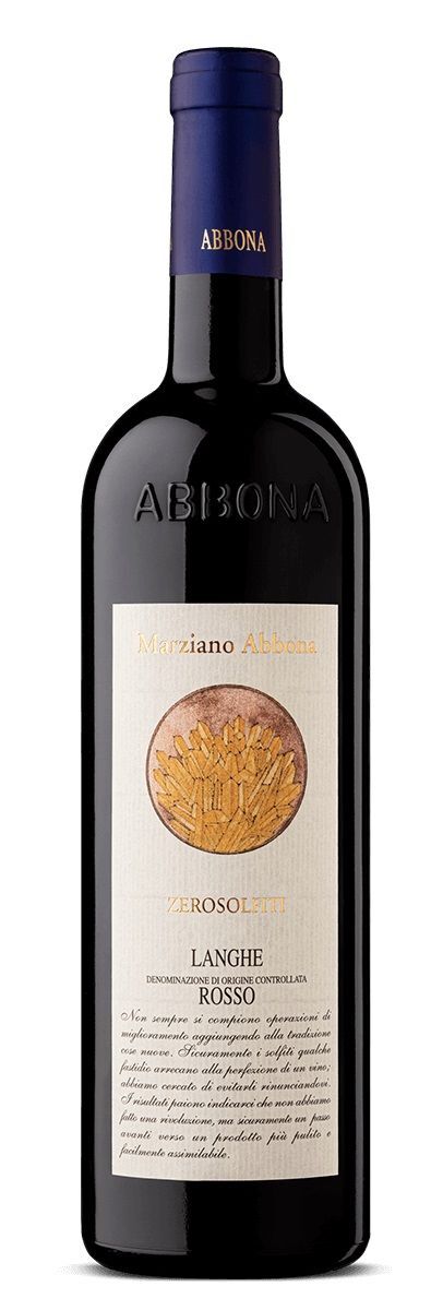 Marziano Abbona - Langhe Rosso DOC "Zerosolfiti" senza solfiti aggiunti 2019 0,7