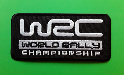 WRC WORLD RALLY CHAMPIONSHIP MOTORSPORT RACING EMBROIDERED PATCH