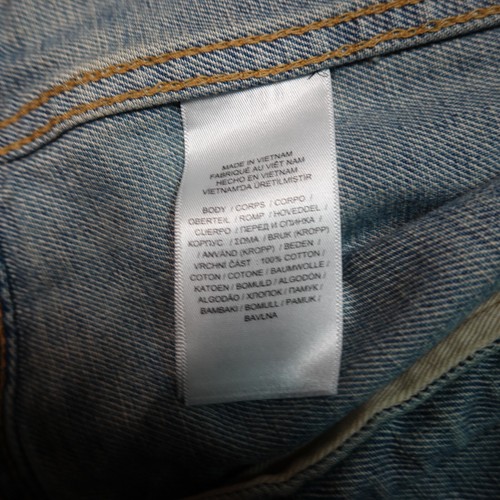 Giacca camionista vintage anni 90 Polo Ralph Lauren tipo 3 XXL denim lavaggio leggero - Foto 10 di 19