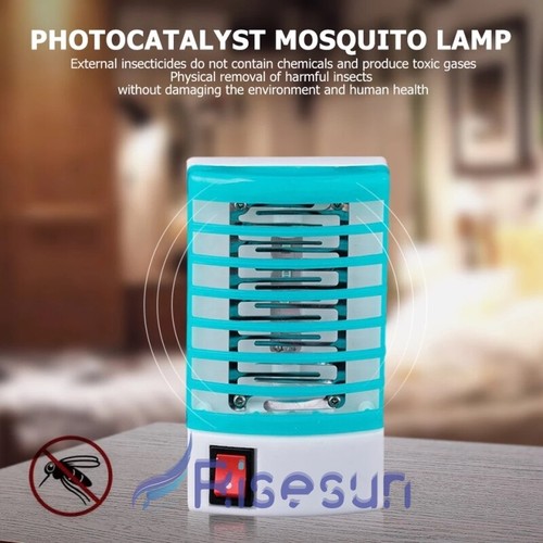 LOT Indoor Electric Mosquito Lamp Fly Bug Insect Trap Zapper Killer Plug-in Wall - Picture 4 of 43