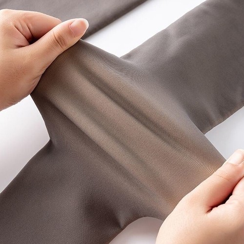 Ladies Flawless Legs Fake Pantyhose Translucent Winter Warm Fleece Thick Tights - Picture 8 of 27