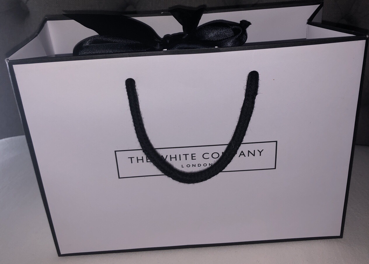 NEW THE WHITE COMPANY SMALL GIFT BAG *23cm x 17cm/SALE* | eBay
