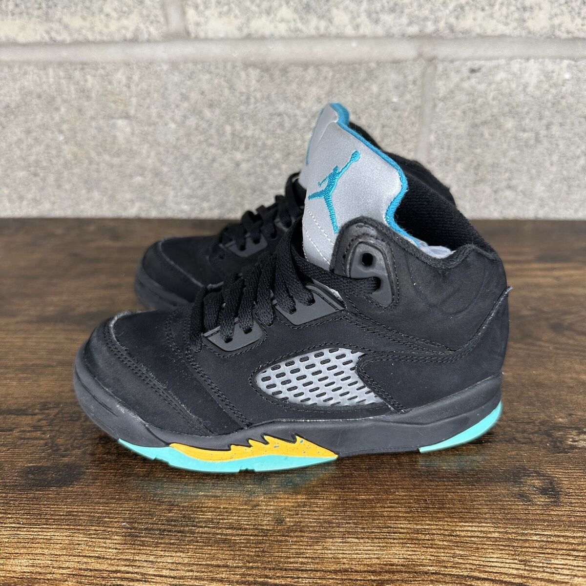 Nike Air Jordan 5 Retro PS Aqua Size 11C - 440889-047 | eBay Nike Air Jordan 5 Retro PS Aqua Size 11C - 440889-047 | eBay