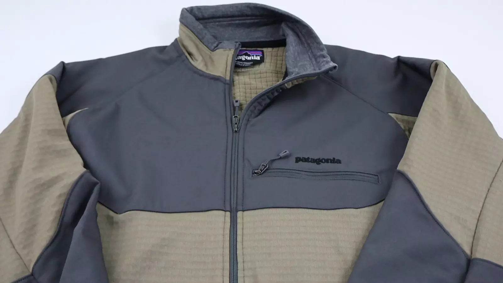 patagonia r1 fitz roy polartec fleece fishing jacket