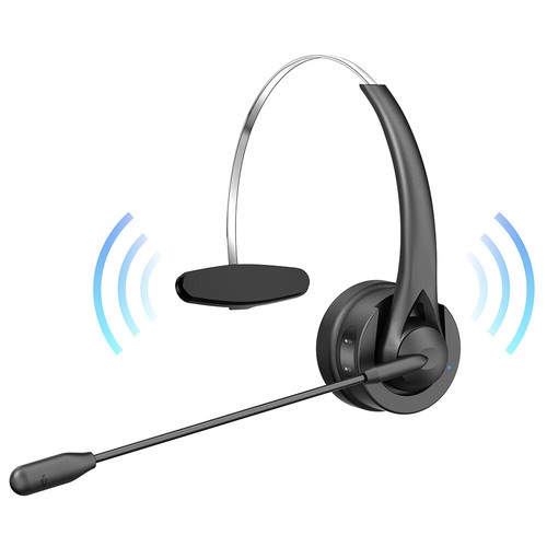 Auricolari Bluetooth autista camionista cuffie call center microfono wireless - Foto 24 di 24