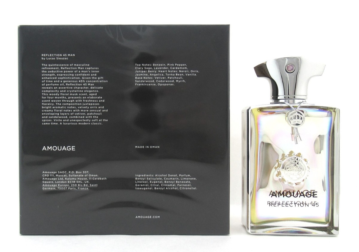Amouage Reflection 45 Man 3.4 oz. Extrait De Parfum Spray Amouage Reflection 45 Man 3.4 oz. Extrait De Parfum Spray