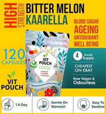 Organic Bitter Melon vegeterian Capsules/ powder bitter gourd KAARELAA 