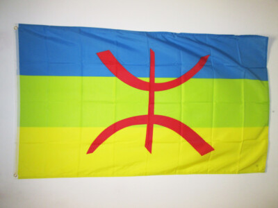 AZ FLAG Kabylei Flagge 150x90cm - Berber Fahne Polyester Mit Masttasche