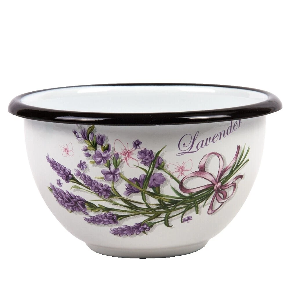 Tigelas de Louça Floral de esmalte