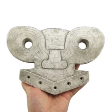 China,old  jade, zhejiang, liangzhu culture,rare beast-face vein,facebook  A086