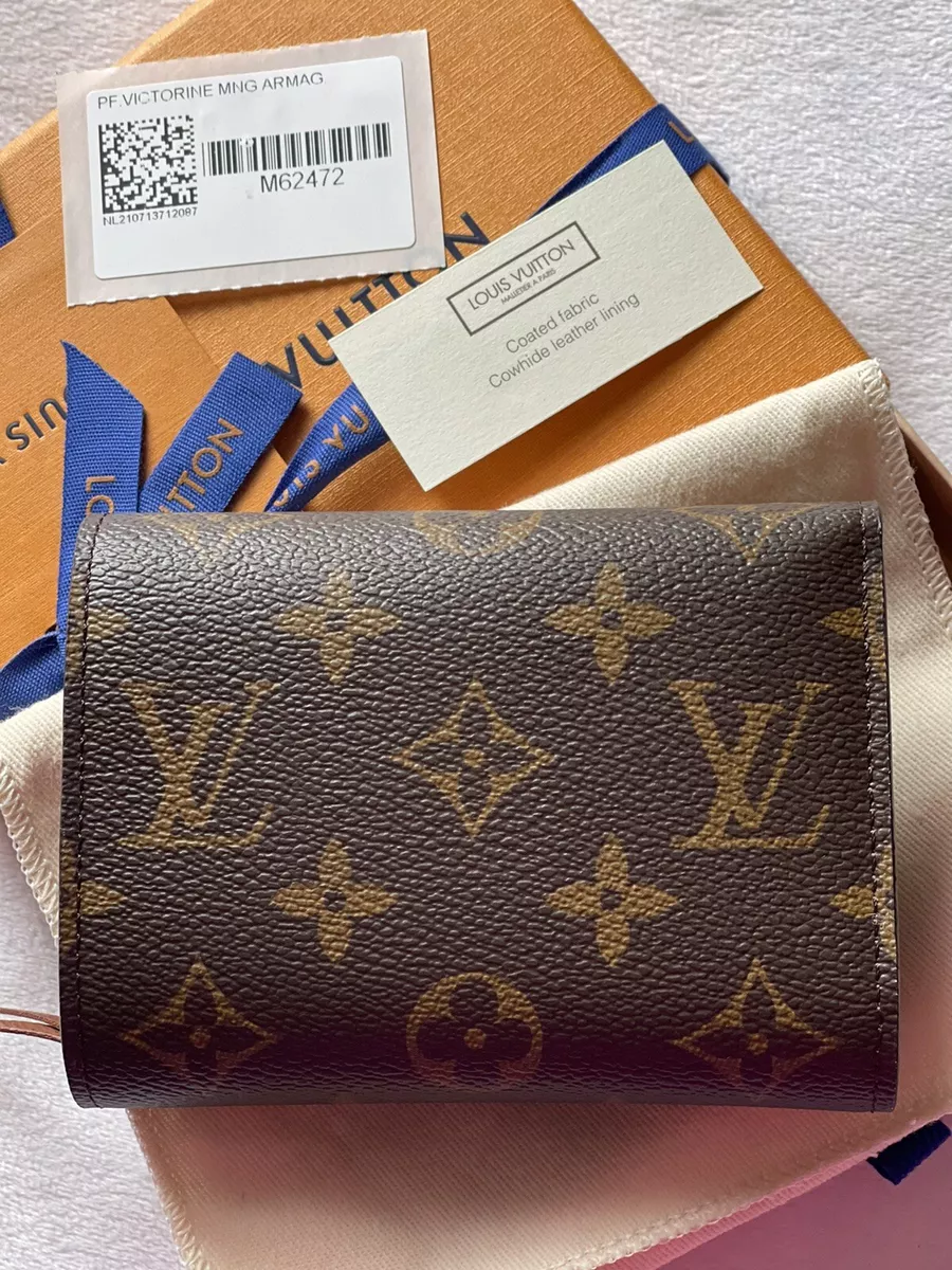 Louis Vuitton M62472 Monogram Victorine Wallet Made In italy BNIB 