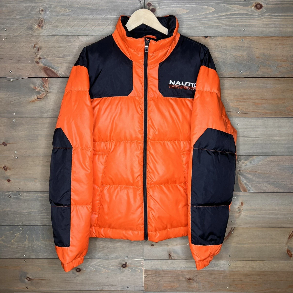 Vintage nautica top puffer jacket