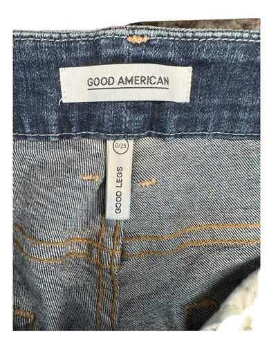 NWT GOOD AMERICAN Good Legs Womens Jeans Size 0/25 Indigo - Picture 15 of 24