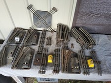 VINTAGE AMERICAN FLYER LIONEL TRAIN TRACKS MIX LOT OF 37 PIECES MADE IN USA